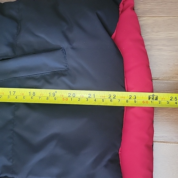 Men's Lauren Ralph Lauren Reversible Puffer Vest Down Filled Red Black Medium - Picture 8 of 8